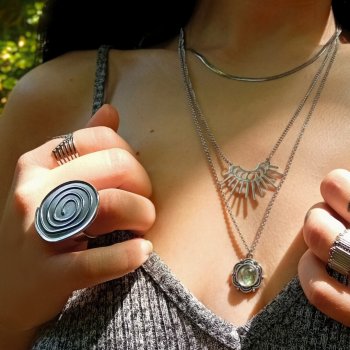 "Spiral" Ατσάλινο δαχτυλίδι 