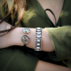 "Mystic Howlite Cuff"  Χειροπέδα 