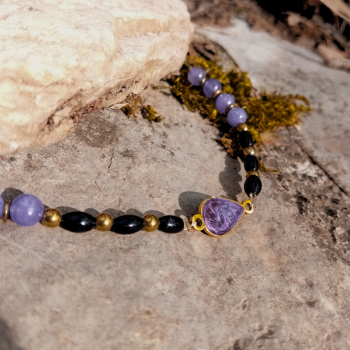 "Purple Tear" Βραχιόλι 