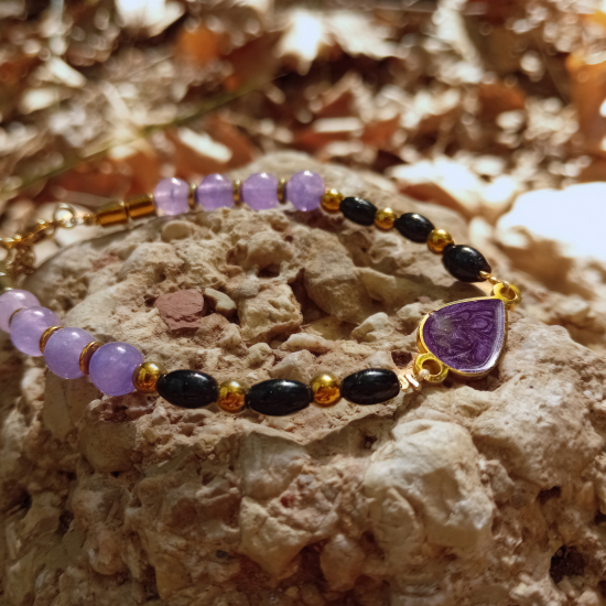 "Purple Tear" Βραχιόλι 