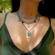 "Spiral Charm " Ατσάλινο κολιέ 