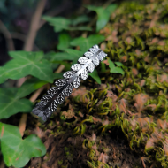"Elven Bangle" Ατσάλινη Χειροπέδα φύλλωμα 