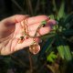 "Golden Peach Charm" Χειροποίητο βραχιόλι 