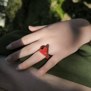 "Blossom Touch" Χειροποίητο δαχτυλίδι 