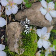 "Leaf of Spring" Ατσάλινο δαχτυλίδι   