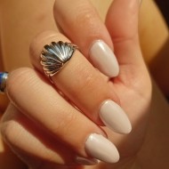 "Silver Mermaid" Δαχτυλίδι κοχύλι Ασήμι S925