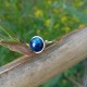 "Lapis Lazuli" Ατσάλινο δαχτυλίδι 
