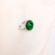 "Malachite" Ατσάλινο δαχτυλίδι 
