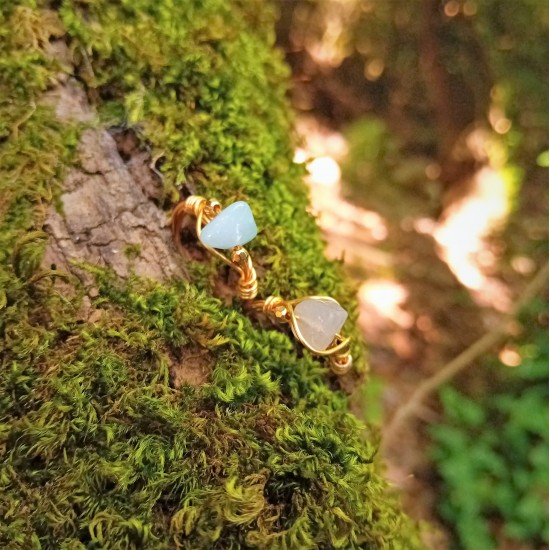 "Gems Collection" Χειροποίητα δαχτυλίδια με ημιπολύτιμους λίθους 