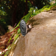 "Spiral" Ατσάλινο δαχτυλίδι 