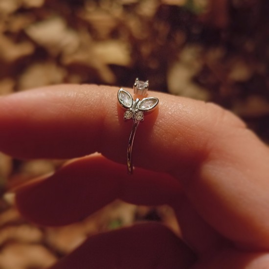 "Butterfly from heaven" Δαχτυλίδι Ασήμι S925