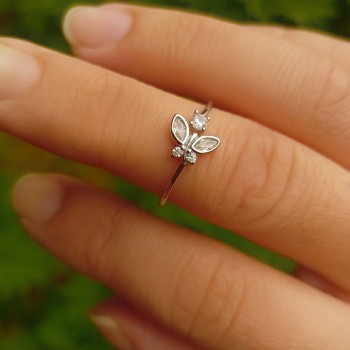 "Butterfly from heaven" Δαχτυλίδι Ασήμι S925