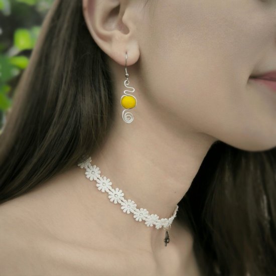 "Boho Soleil" – Χειροποίητα Σκουλαρίκια