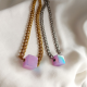 Κολιέ Purple Choker Chain
