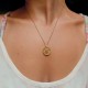 "Lotus"- Μενταγιόν διπλής όψης 