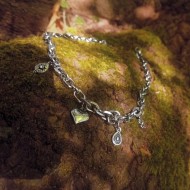 "Charms "  Κολιέ από ανοξείδωτο ατσάλι 