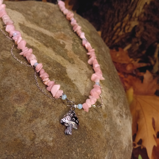 "Mushroom" Χειροποίητο Choker 