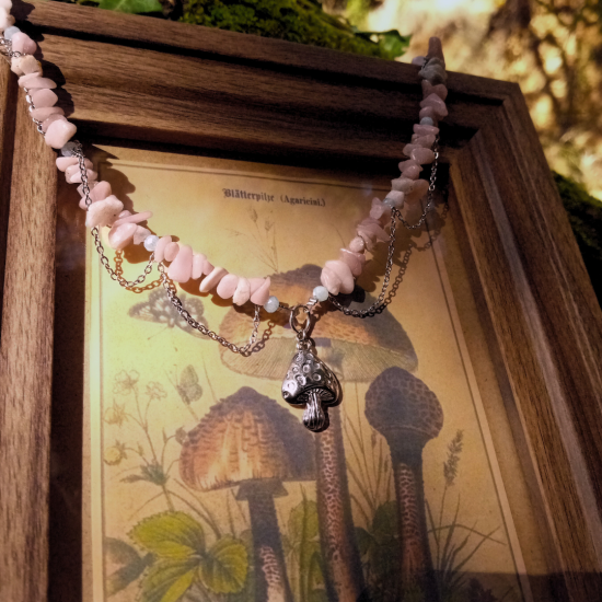 "Mushroom" Χειροποίητο Choker 