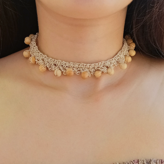 Κολιέ Choker πλεκτό