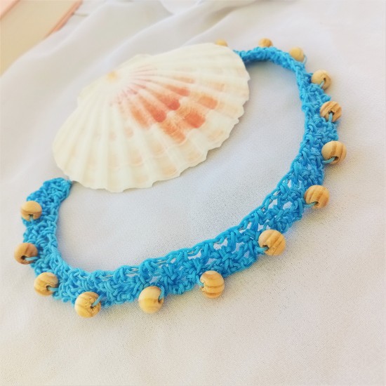 Κολιέ Choker πλεκτό