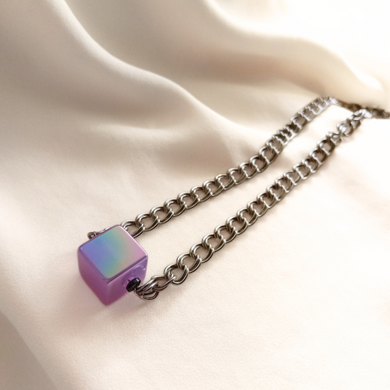 Κολιέ Purple Choker Chain