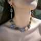 "Abyss Necklace" Xειροποίητο Κολιέ με Κοχύλι Φίλντισι 
