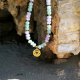 "Mint & Lilac" Χειροποίητο κολιέ 