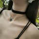 "Luna's Veil" Χειροποίητο Fairycore Choker με Αμέθυστο ή Μαλαχίτη