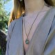 "Sky Lagoon Necklace" Κολιέ με Χαολίτη