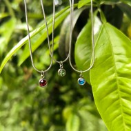 "Color Glow Necklace" - Ατσάλινο κολιέ  