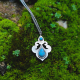 "Sky Lagoon Necklace" Κολιέ με Χαολίτη