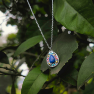 "Universe Drop" - Κολιέ με Lapis Lazuli 