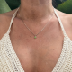 "Color Glow Necklace" - Ατσάλινο κολιέ  