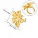 "Golden Flora Ring" Ατσάλινο δαχτυλίδι  