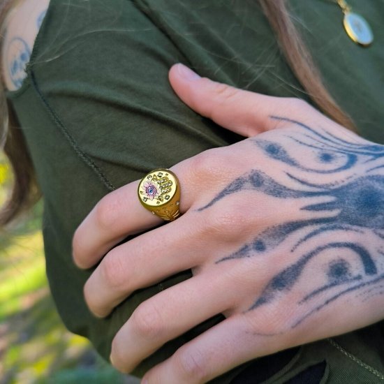 "Fatima's Hand" Ατσάλινο δαχτυλίδι  