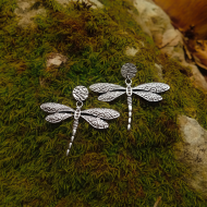 "Dragonfly" Ατσάλινα σκουλαρίκια