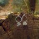 "Moon Stone" Χειροποίητα σκουλαρίκια με Φεγγαρόπετρα