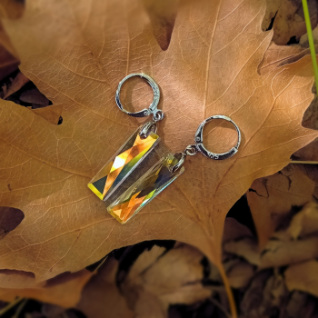 "Rainbow Crystal" Σκουλαρίκια Ασήμι S925 