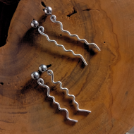 "Handmade snakes"  Χειροποίητα σκουλαρίκια