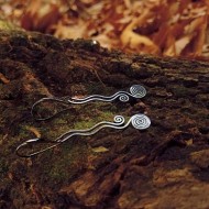 "Dizzy drops" Ατσάλινα σκουλαρίκια