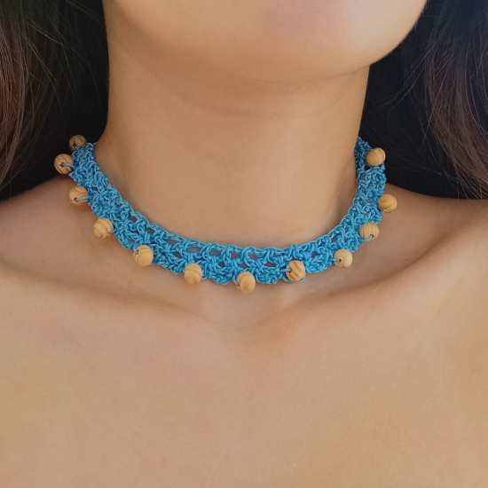 Κολιέ Choker πλεκτό